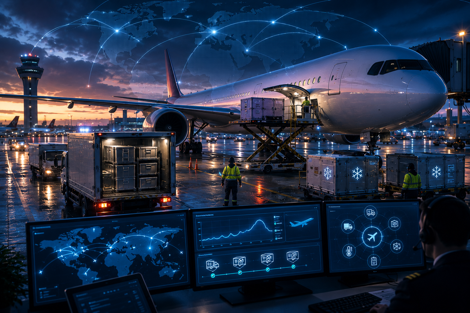 Airline supplier assurance and ground-leg evidence handover