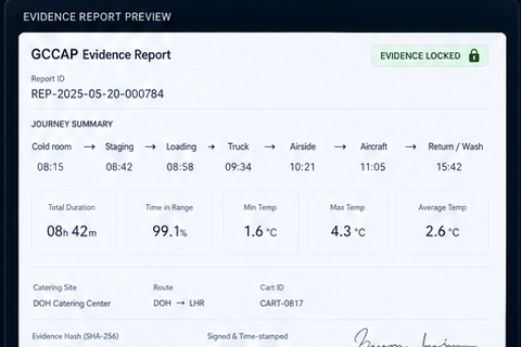 Client evidence report preview